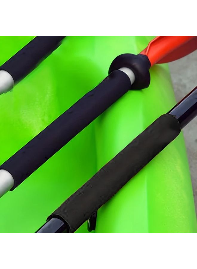 2 Pack Black Non Slip Wear Resistant Kayak Paddle Grips for Canoes and Kayaks - Image 4